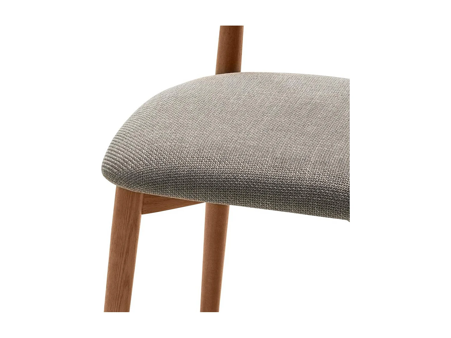 Fauteuil rembourré 48,5x50,5x80 cm Gris foncé Mia