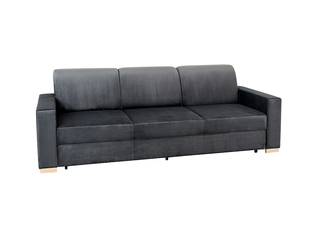 Canapé-lit 95x232x82 cm Lilas Gris stable