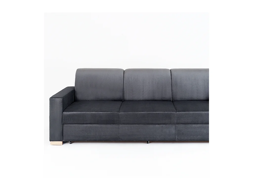 Canapé-lit 95x232x82 cm Lilas Gris stable