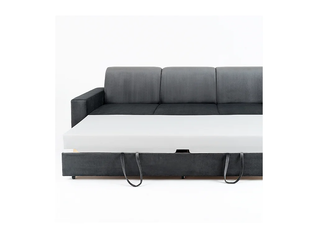 Canapé-lit 95x232x82 cm Lilas Gris stable