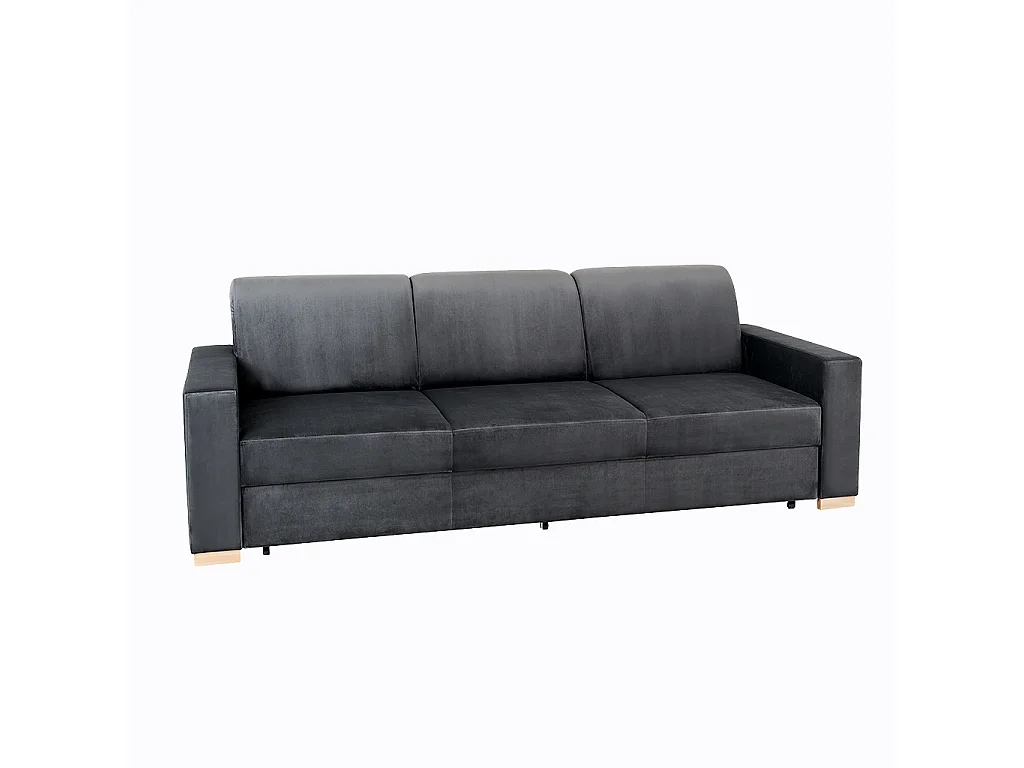 Canapé-lit 95x232x82 cm Lilas Gris stable