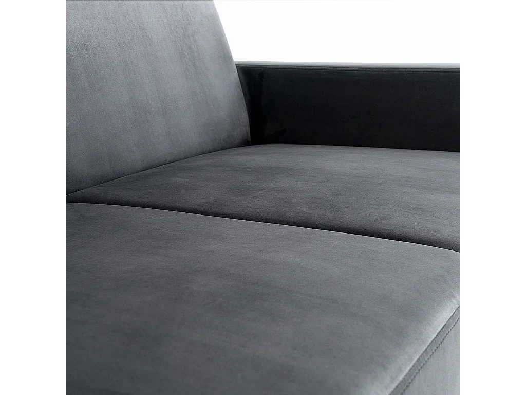 Canapé-lit 95x232x82 cm Lilas Gris stable