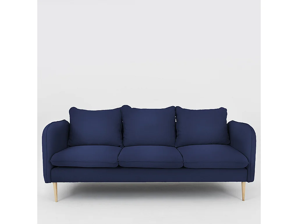 Canapé 89x205x90 cm Bois posh encre