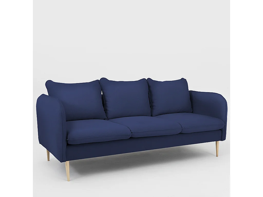 Canapé 89x205x90 cm Bois posh encre