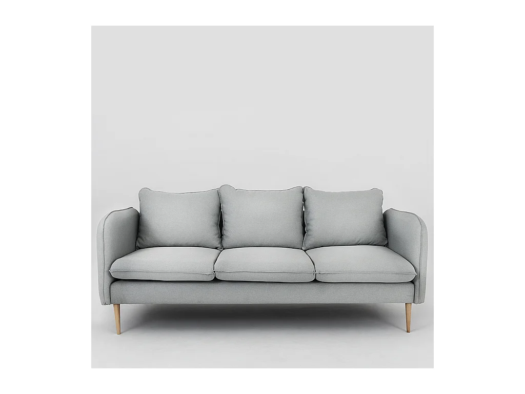 Canapé 89x205x90 cm Gris Posh Wood