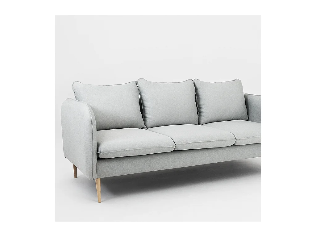 Canapé 89x205x90 cm Gris Posh Wood