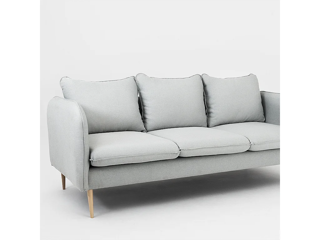 Canapé 89x205x90 cm Gris Posh Wood