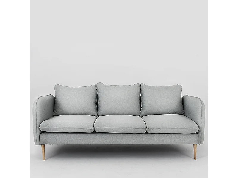 Bank 89x205x90 cm Grijs Posh Hout