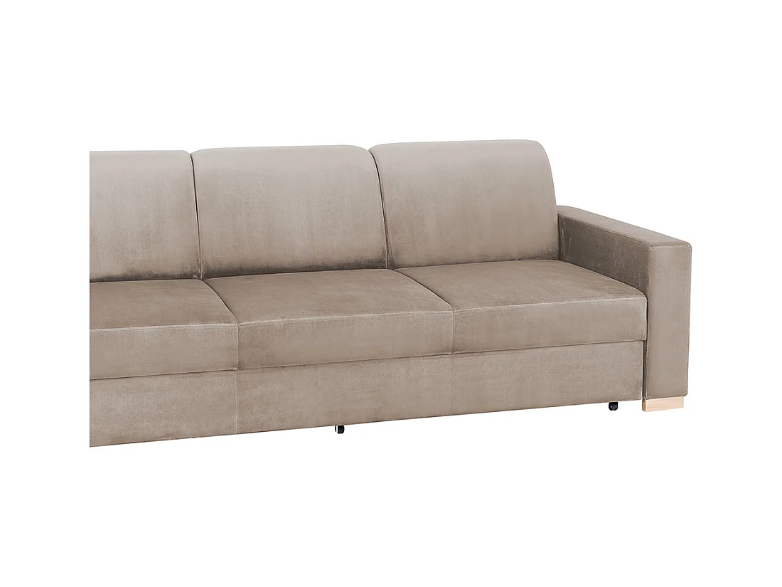 Divano Letto 0,95x2,32x0,82 m beige stabile