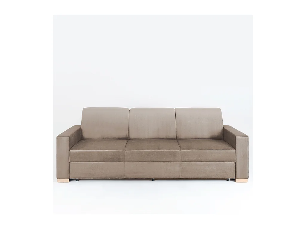 Divano Letto 0,95x2,32x0,82 m beige stabile