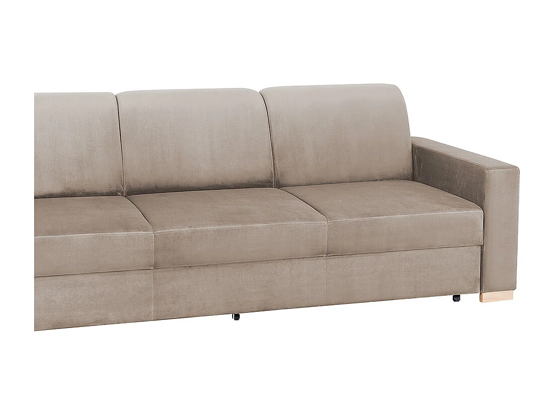 Canapé-lit 0,95x2,32x0,82 m beige stable