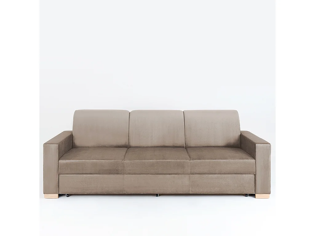 Canapé-lit 0,95x2,32x0,82 m beige stable