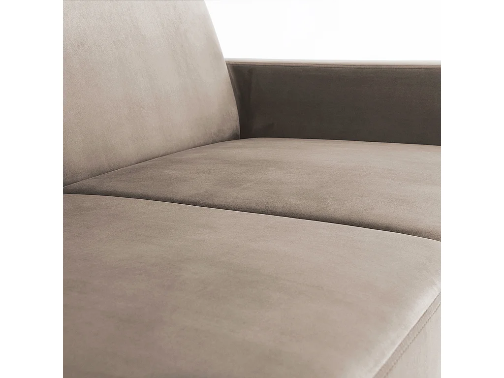 Canapé-lit 0,95x2,32x0,82 m beige stable