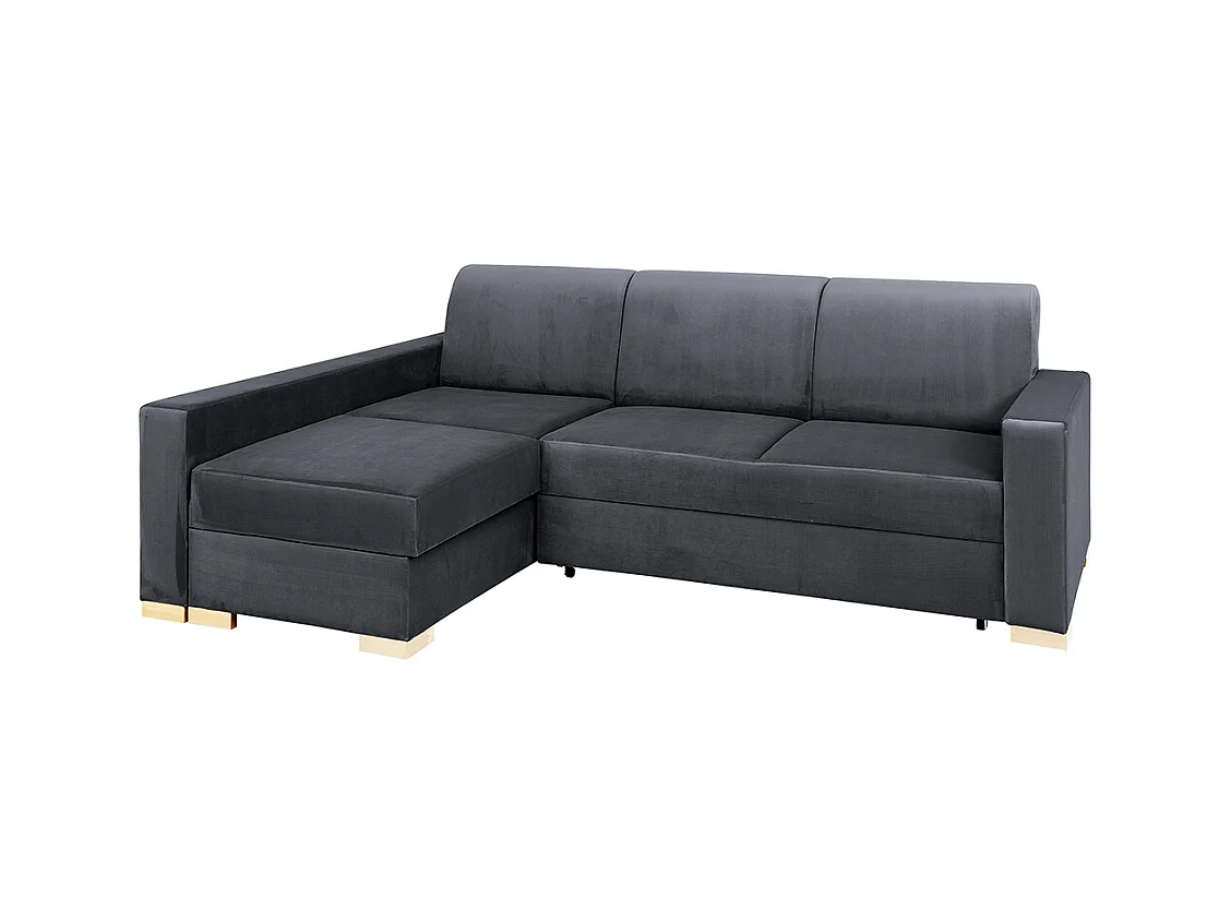 Sofá-cama 95x232x82 cm Cinza Estável