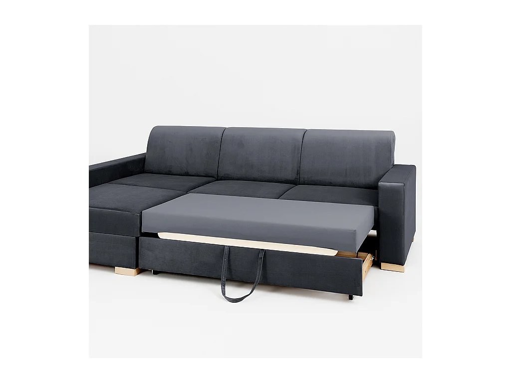 Sofá-cama 95x232x82 cm Cinza Estável