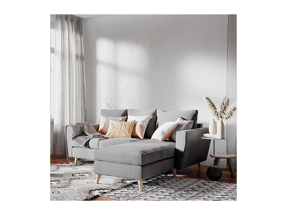 Sofá de canto 90x189x86 cm aço lover r