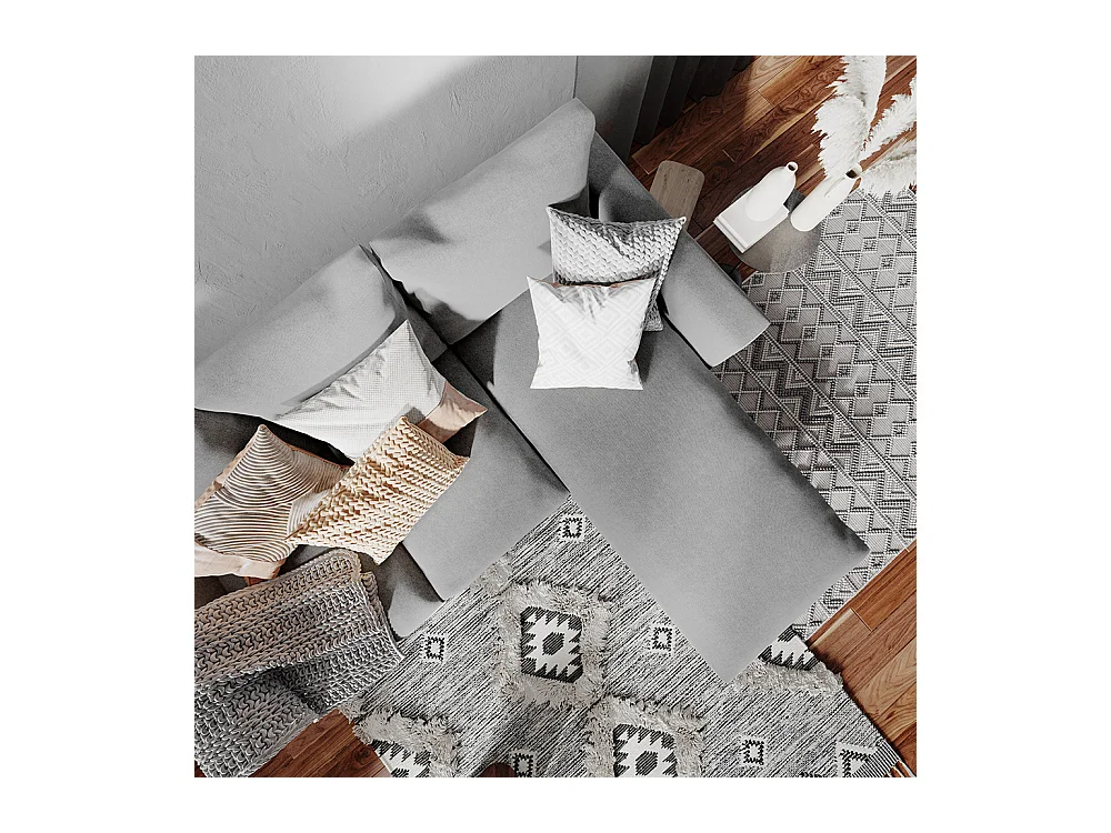 Sofá de canto 90x189x86 cm aço lover r