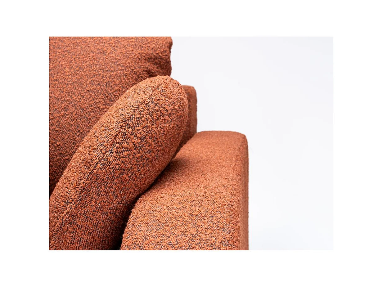 Canapé-lit 1x2,3x0,77 m brun Trango