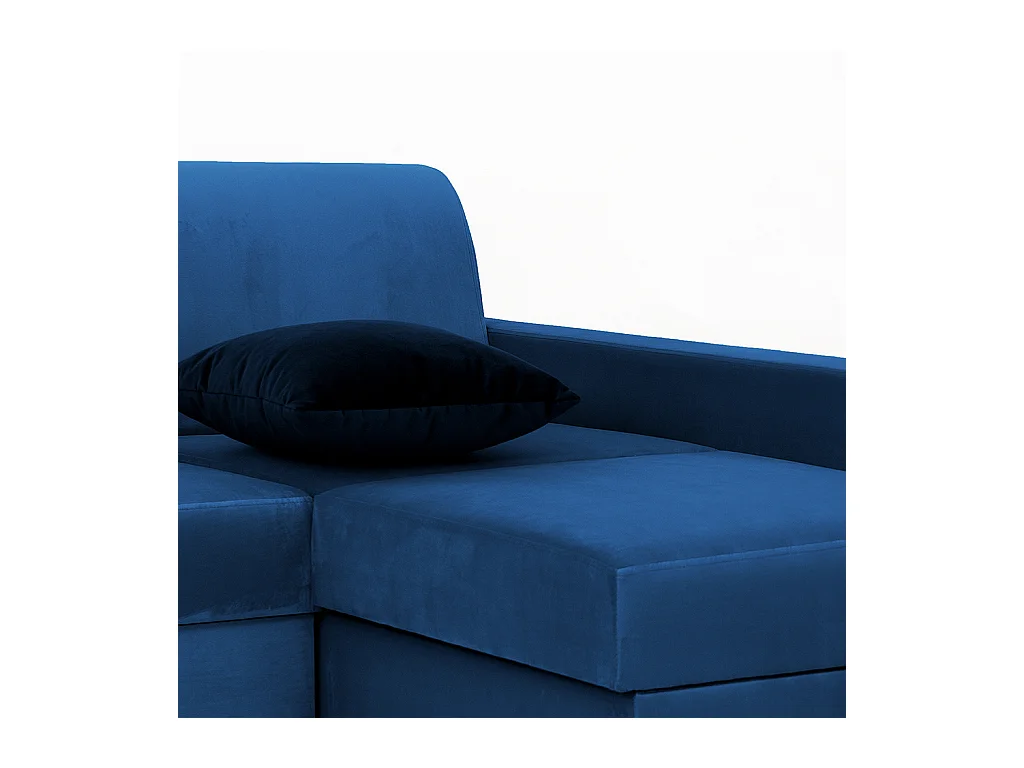 Canapé d'angle convertible 0,95x2,32x0,82 m aronia stable r