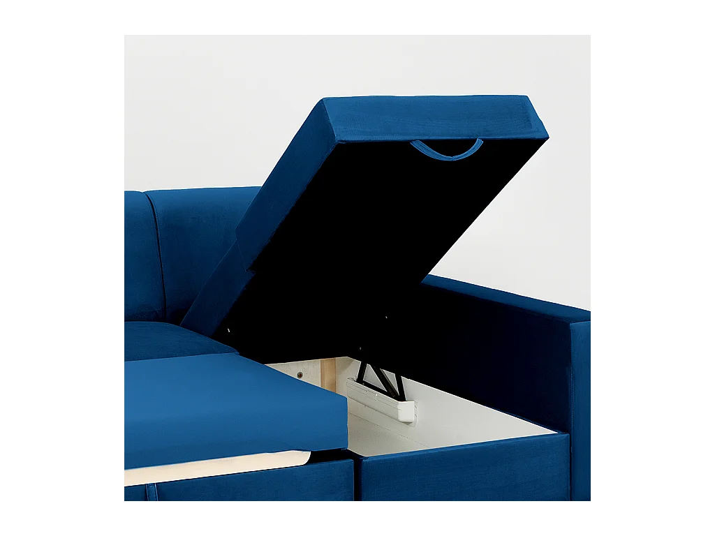 Canapé d'angle convertible 0,95x2,32x0,82 m aronia stable r