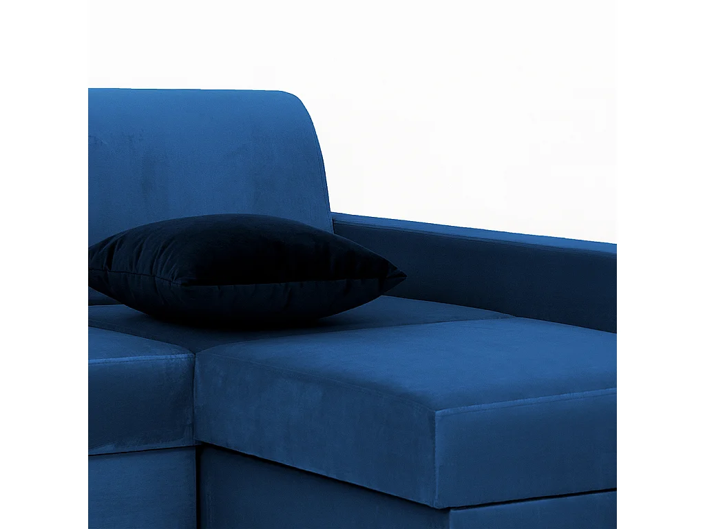 Canapé d'angle convertible 0,95x2,32x0,82 m aronia stable r