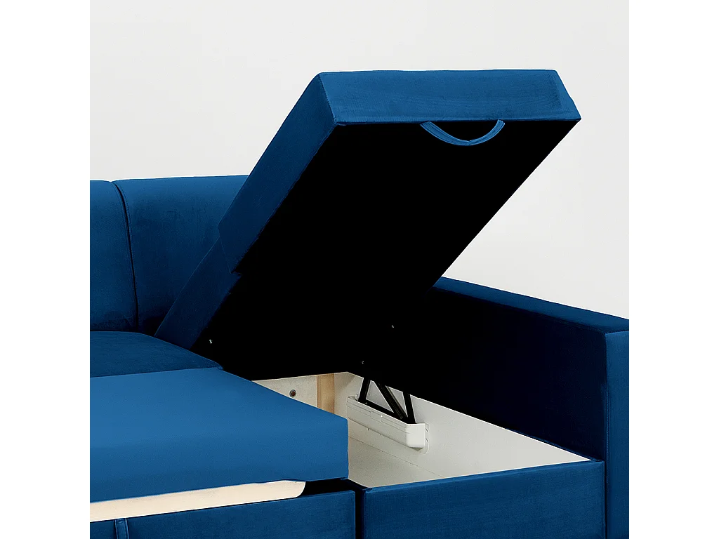 Canapé d'angle convertible 0,95x2,32x0,82 m aronia stable r