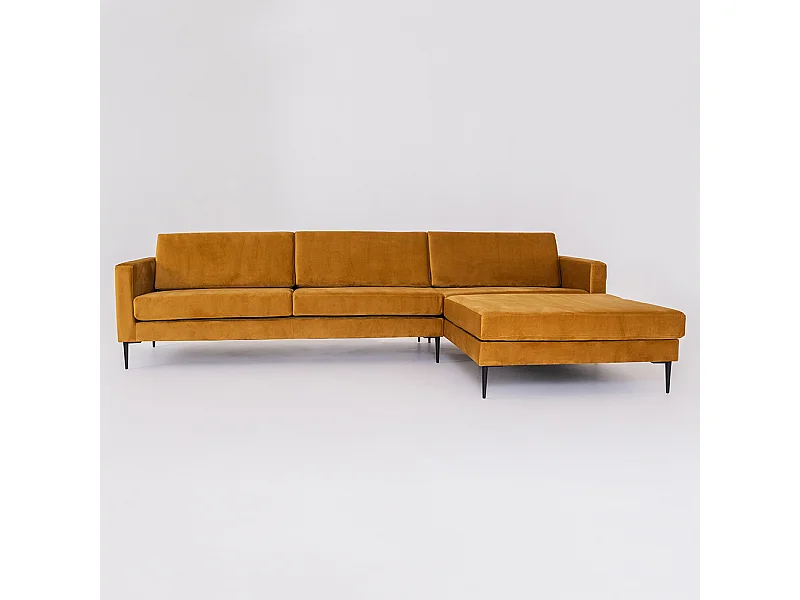 Canapé d'angle 1,82x2,97x0,82 m passion fruit vergan p