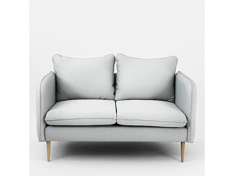 Canapé 89x145x90 cm Gris POSH WOOD