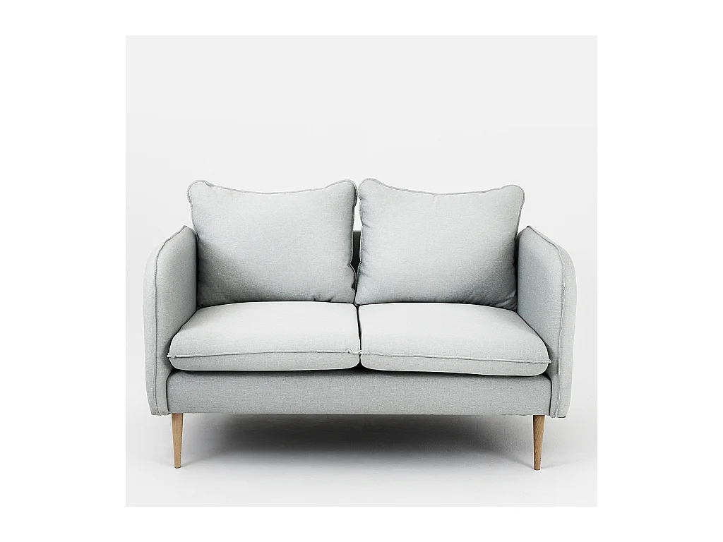 Canapé 89x145x90 cm Gris POSH WOOD