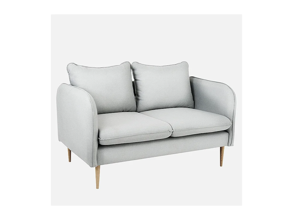 Canapé 89x145x90 cm Gris POSH WOOD