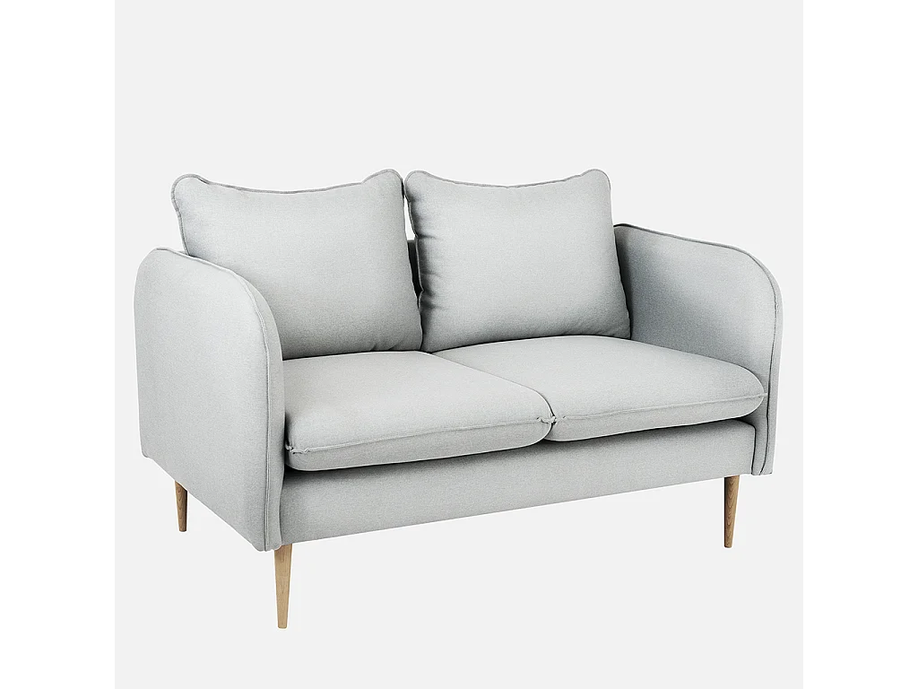 Canapé 89x145x90 cm Gris POSH WOOD