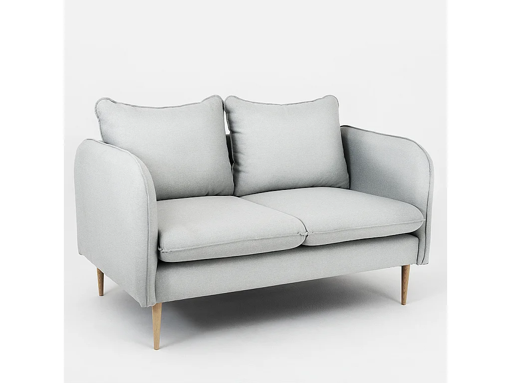 Canapé 89x145x90 cm Gris POSH WOOD