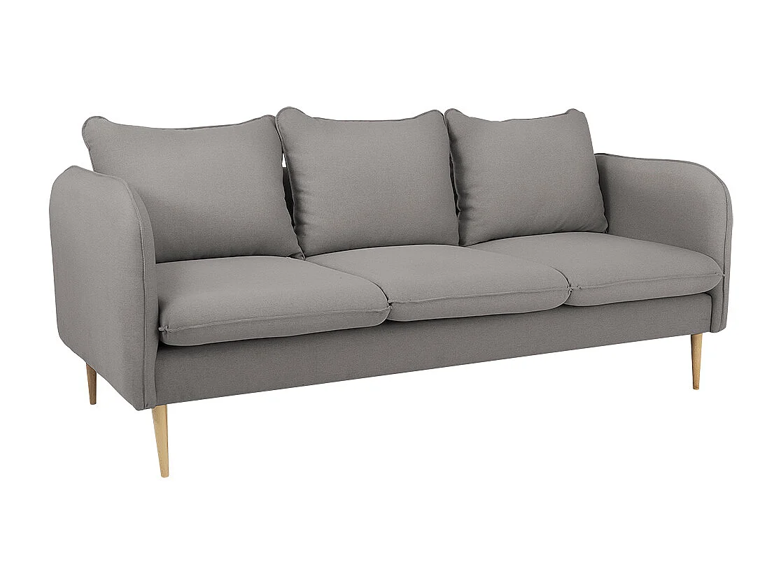 Canapé 89x205x90 cm Acier Bois Posh