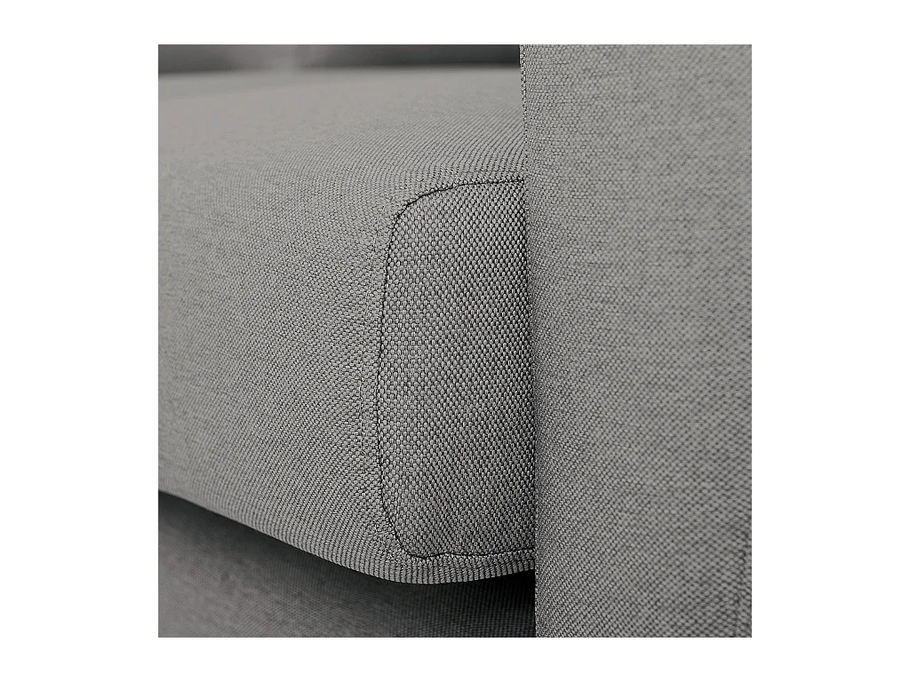 Canapé d'angle 90x189x86 cm acier Lover L