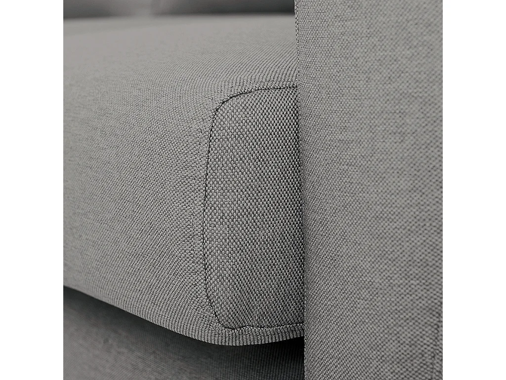 Canapé d'angle 90x189x86 cm acier Lover L