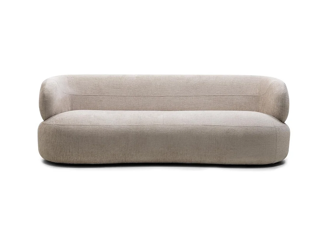 Bank 231x91x78 cm licht beige Montiac