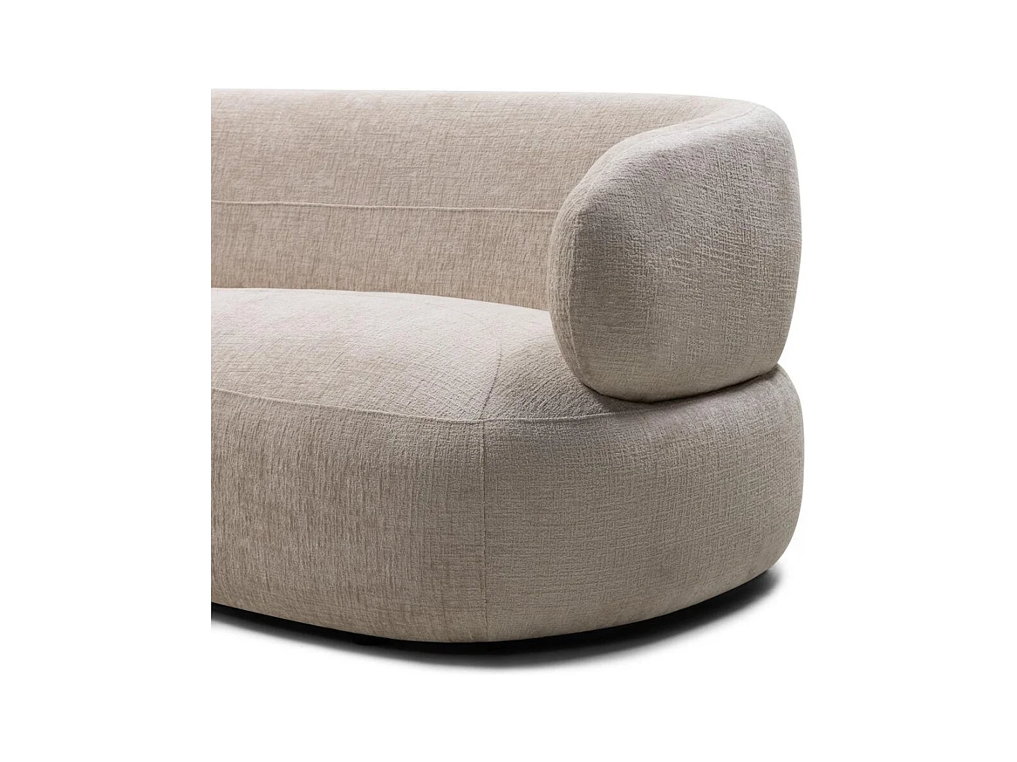 Bank 231x91x78 cm licht beige Montiac