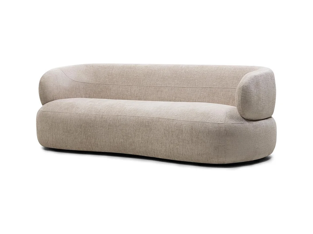 Bank 231x91x78 cm licht beige Montiac