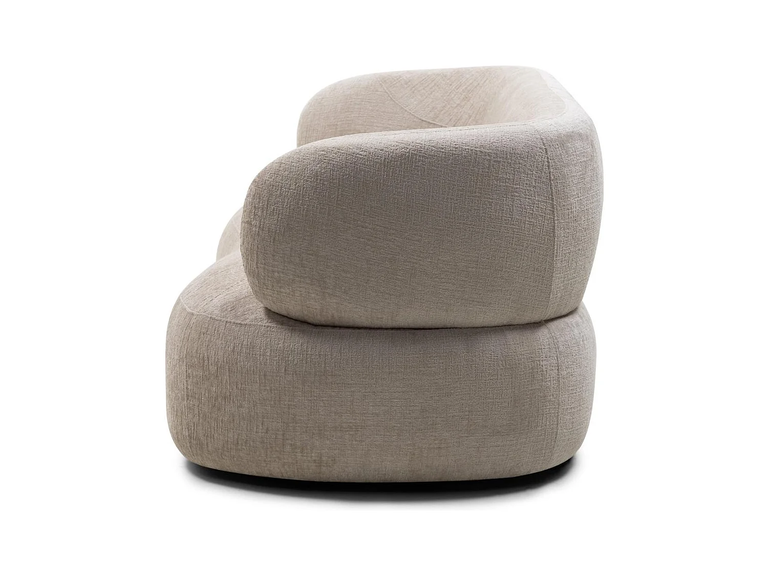 Bank 231x91x78 cm licht beige Montiac