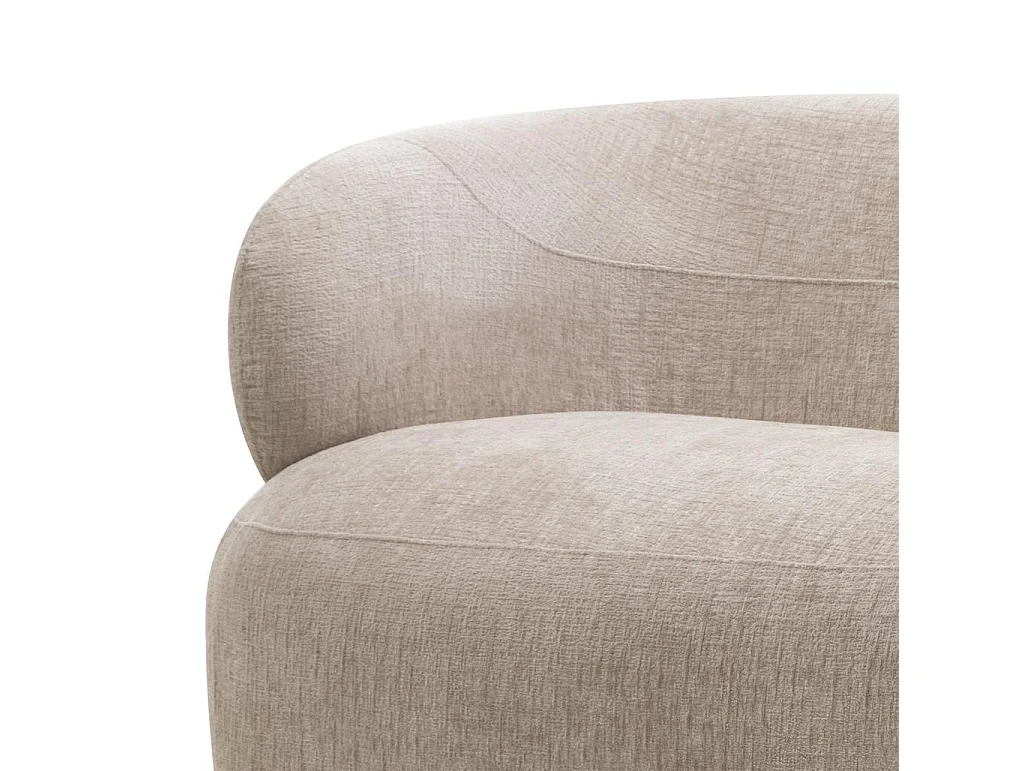 Sofa 231x91x78 cm hellbeige Montiac