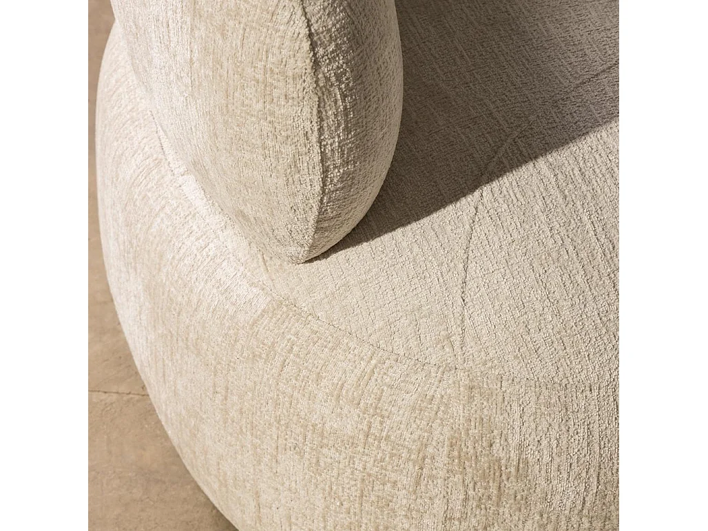 Sofa 231x91x78 cm hellbeige Montiac