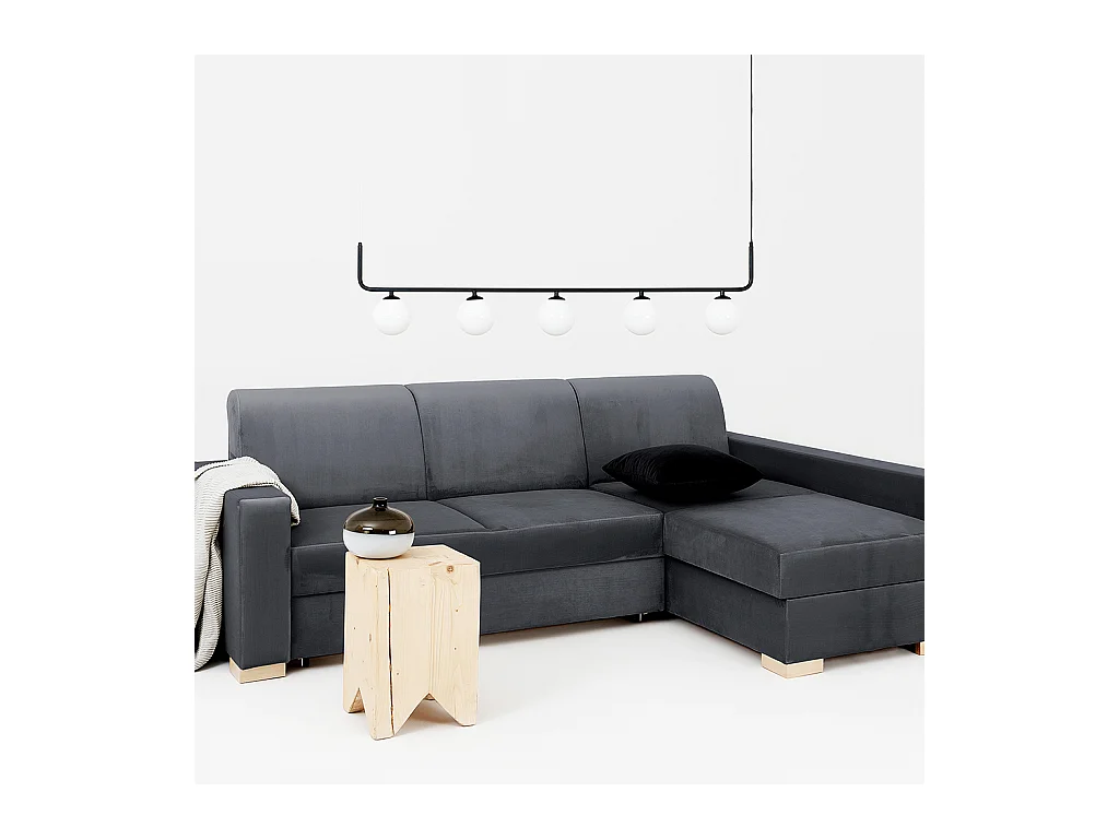 Sofá-cama 95x232x82 cm Cinza estável