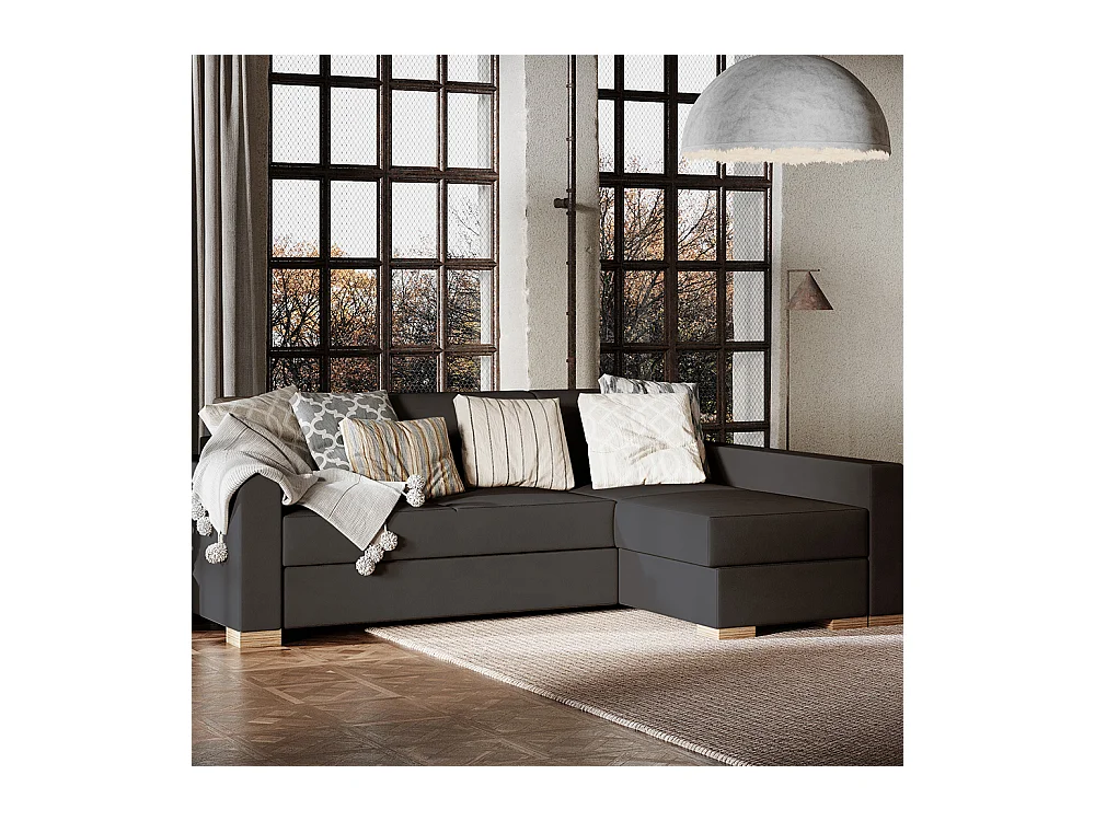 Sofá-cama 95x232x82 cm Cinza estável