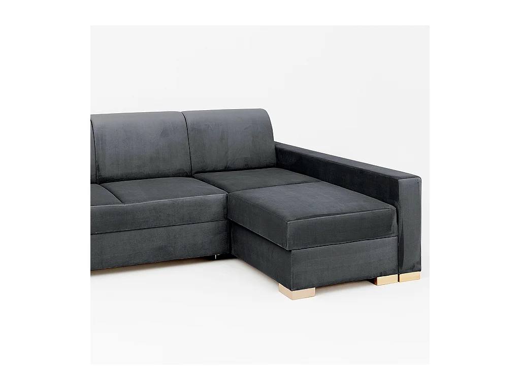 Sofá-cama 95x232x82 cm Cinza estável