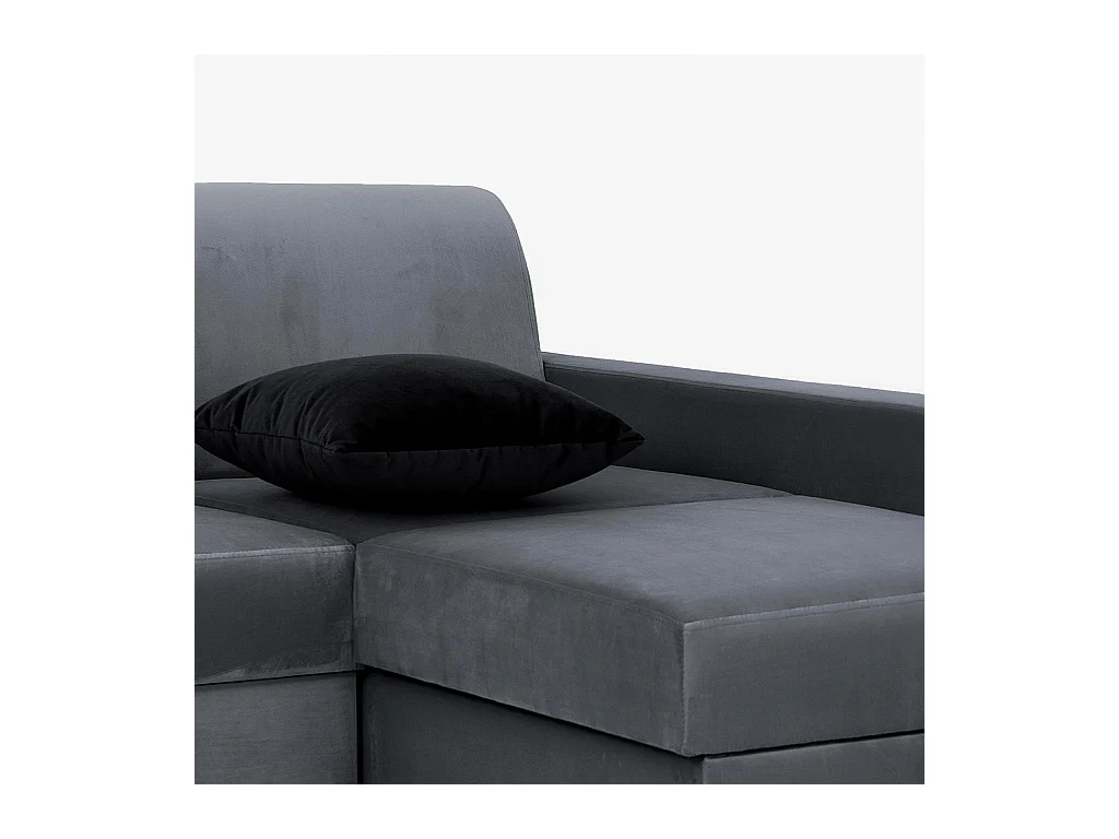 Sofá-cama 95x232x82 cm Cinza estável