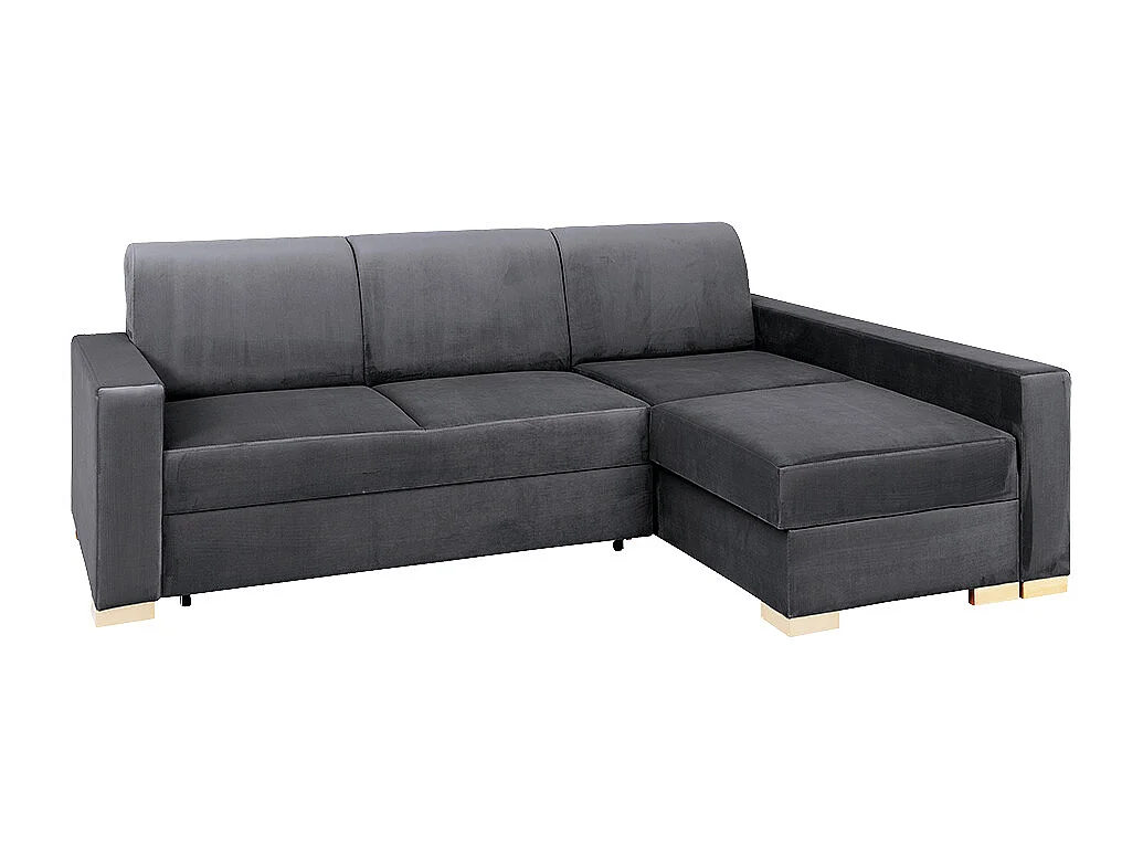 Slaapbank 95x232x82 cm Grijs stabiel