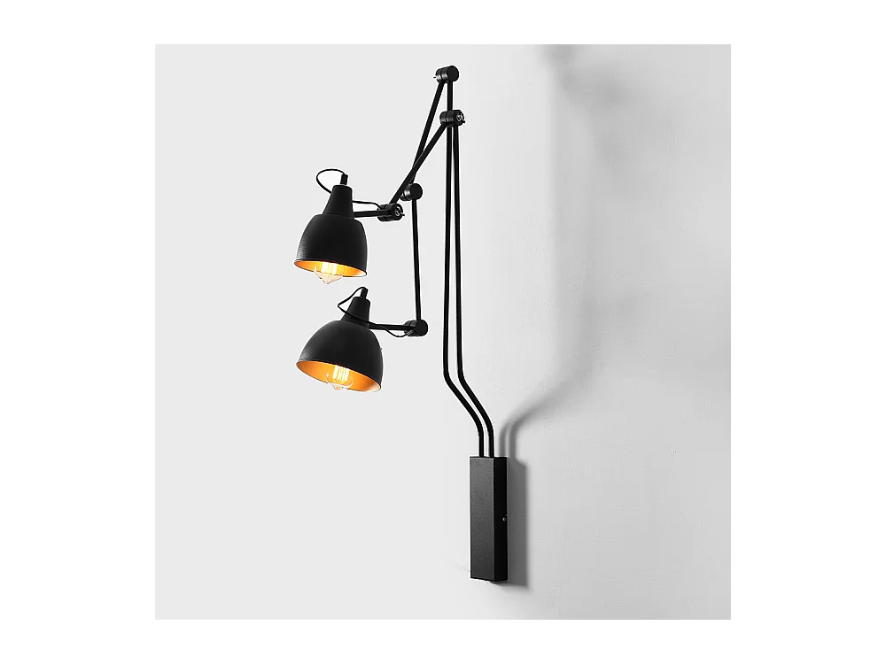 Applique murale noire Coben Wall 0,15 m