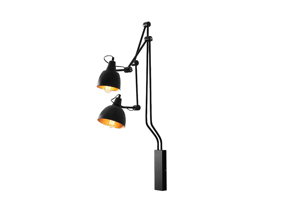 Applique murale noire Coben Wall 0,15 m