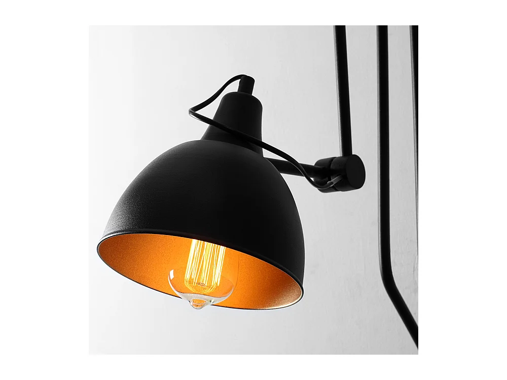 Applique murale noire Coben Wall 0,15 m