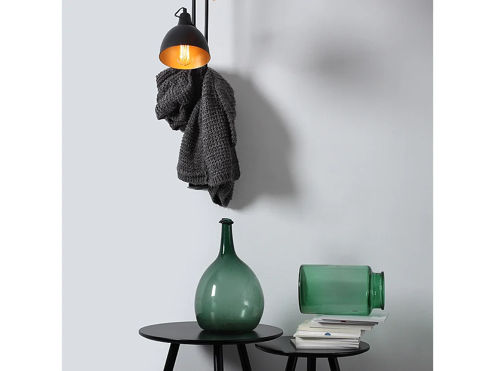 Applique murale noire Coben Wall 0,15 m